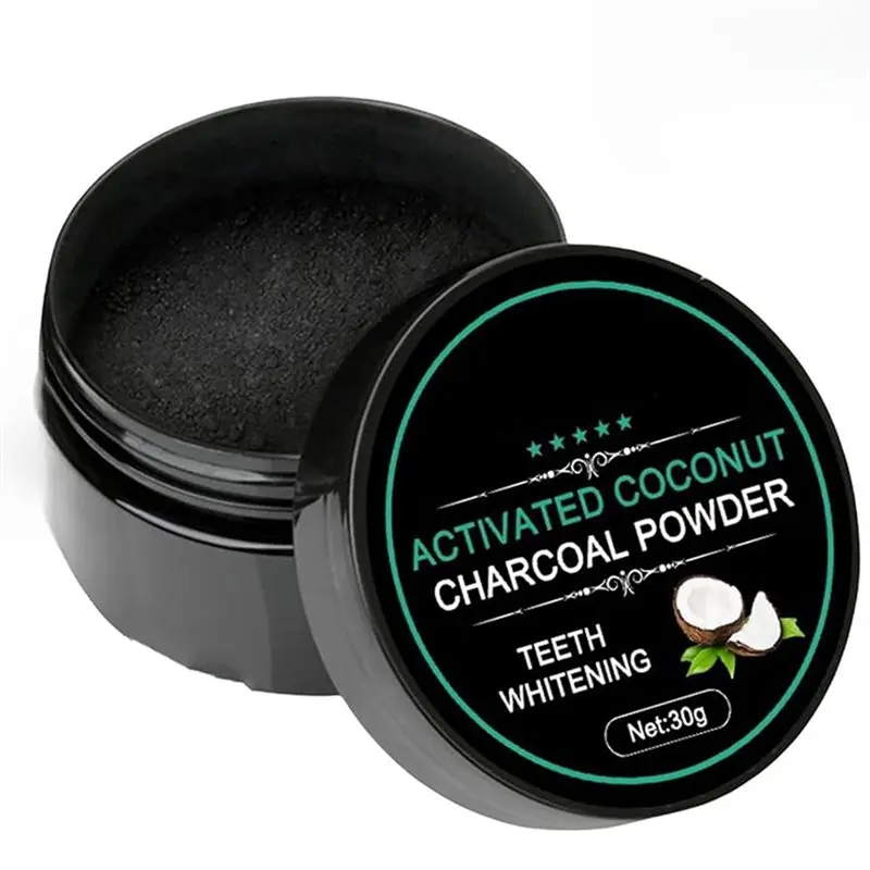 

【ПРЕДМЕТ ЛЮБИМОГО ВНИМАНИЯ ПОТРЕБИТЕЛЕЙ】Порошок для отбеливания зубов с активированным углем, натуральное средство для чистки зубов для более яркой улыбки, органическая формула на основе кокоса