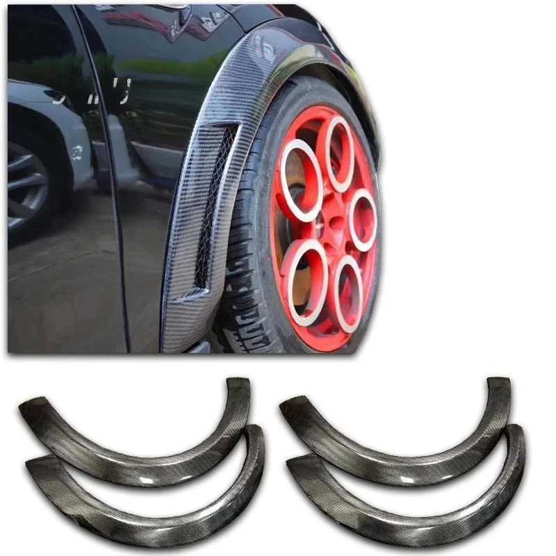 Wide Carbon Fiber Wheel Eyebrow Flares For F55 F56 JCW