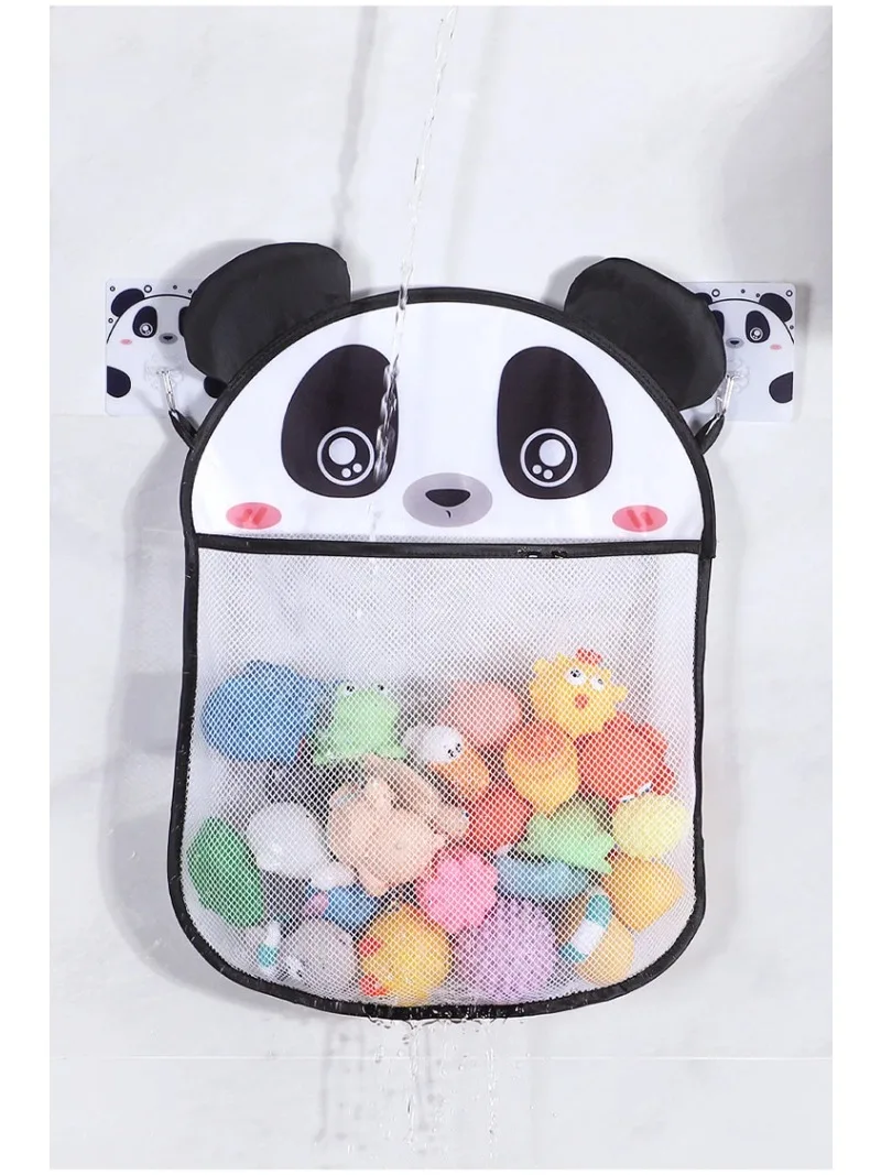 子供のためのかわいい動物バスおもちゃ,清潔な収納バスケット,バスタブ,人形の吊り下げバッグ,水のおもちゃ,新しい