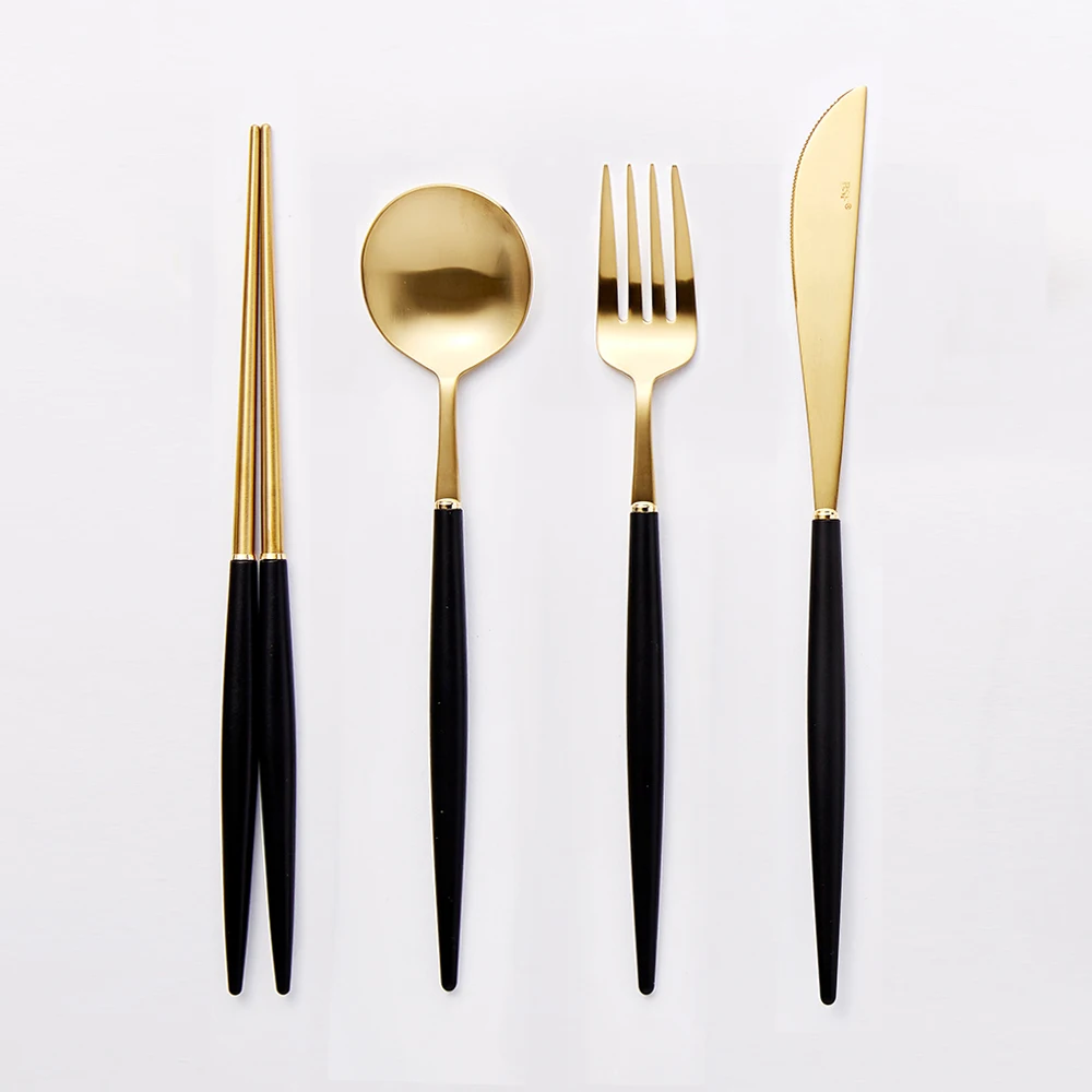 Borgen Eiffer Trergygold (black) for a diner fork