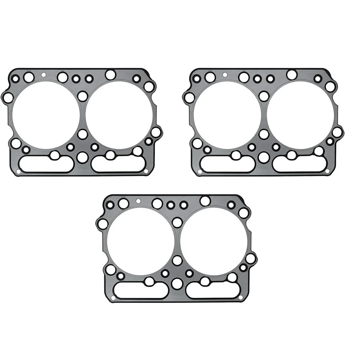 3Pcs Cylinder Head Gaskets Set Kit for Cummins NT855 Diesel Engine 4058790 3349819 3076189