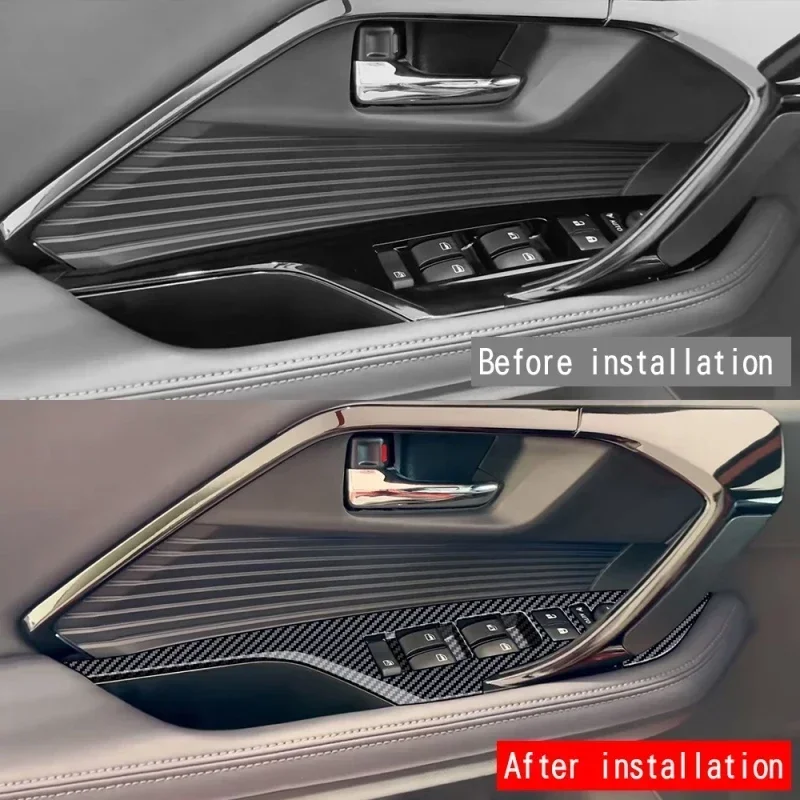 L/RHD for Toyota Yaris Cross 2023 2024 Interior Accessories Door Armest Window Lift Switch Cover Glass Rise Control Panle Cover