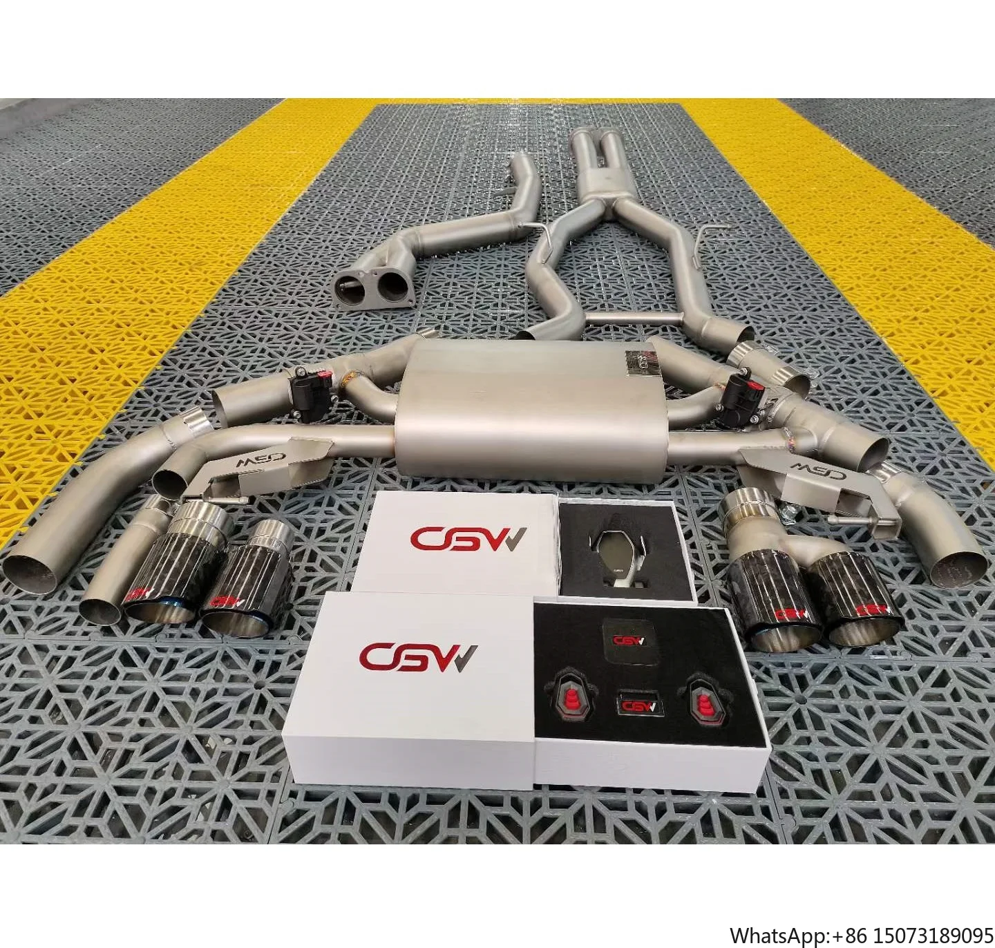 

CGW Factory Price Automobile Active Sound Catback Exhaust Pipes with Downpipe and Exhaust Tips for X3 M40i G01 2023