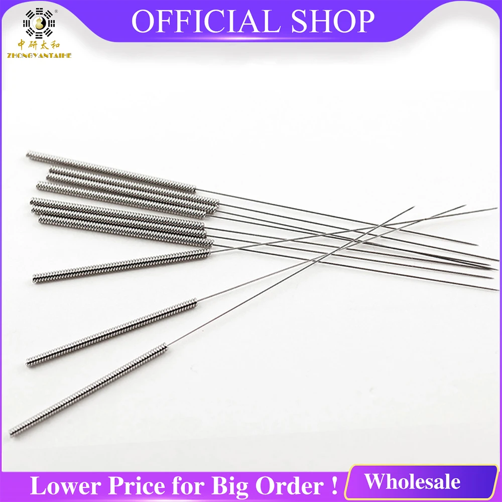 500pcs Acupuncture Needle Sterile Acupuncture Needles with Tube Disposable Needle + Tube Beauty Acupuncture