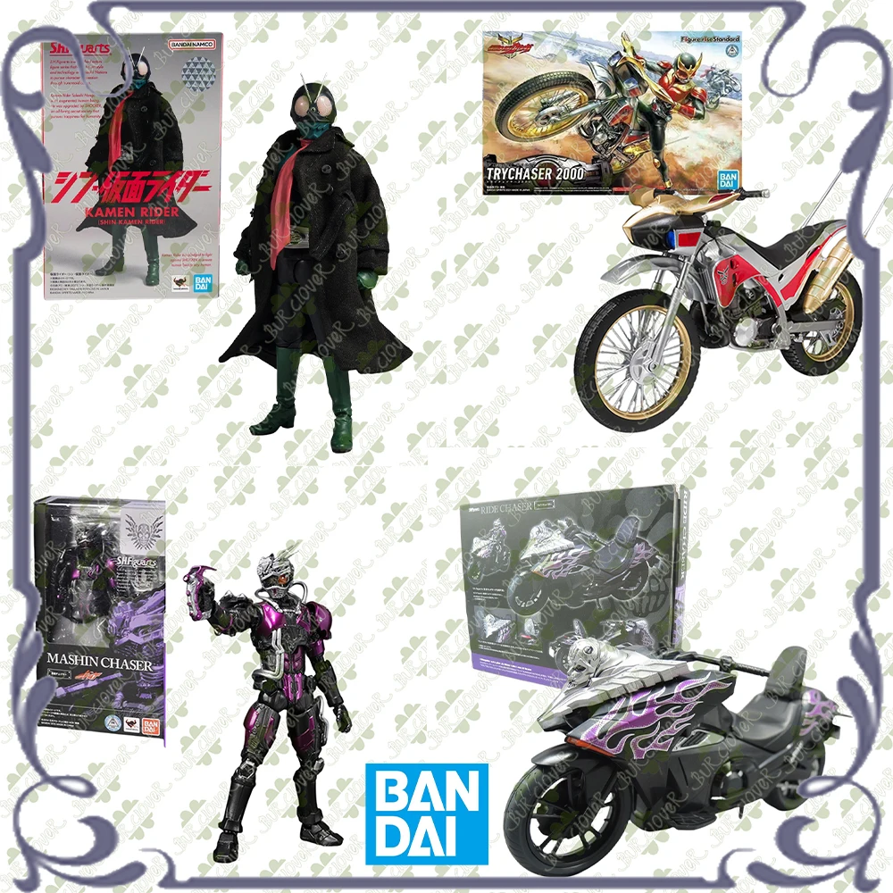

In Stock Bandai Original SHF Anime Figure Kamen Rider Fourze EX-AID Z Gotchard Action Figure Toys Collectible Decorations Gifts