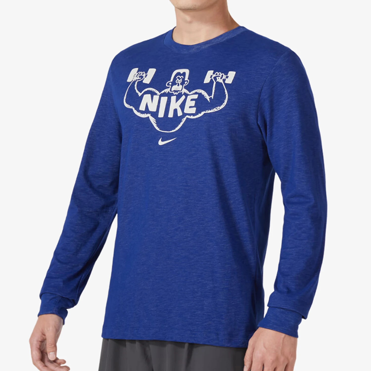 nike-authentic-2025-men's-sport-fitness-fashion-printed-long-sleeve-t-shirt-fj2405-455