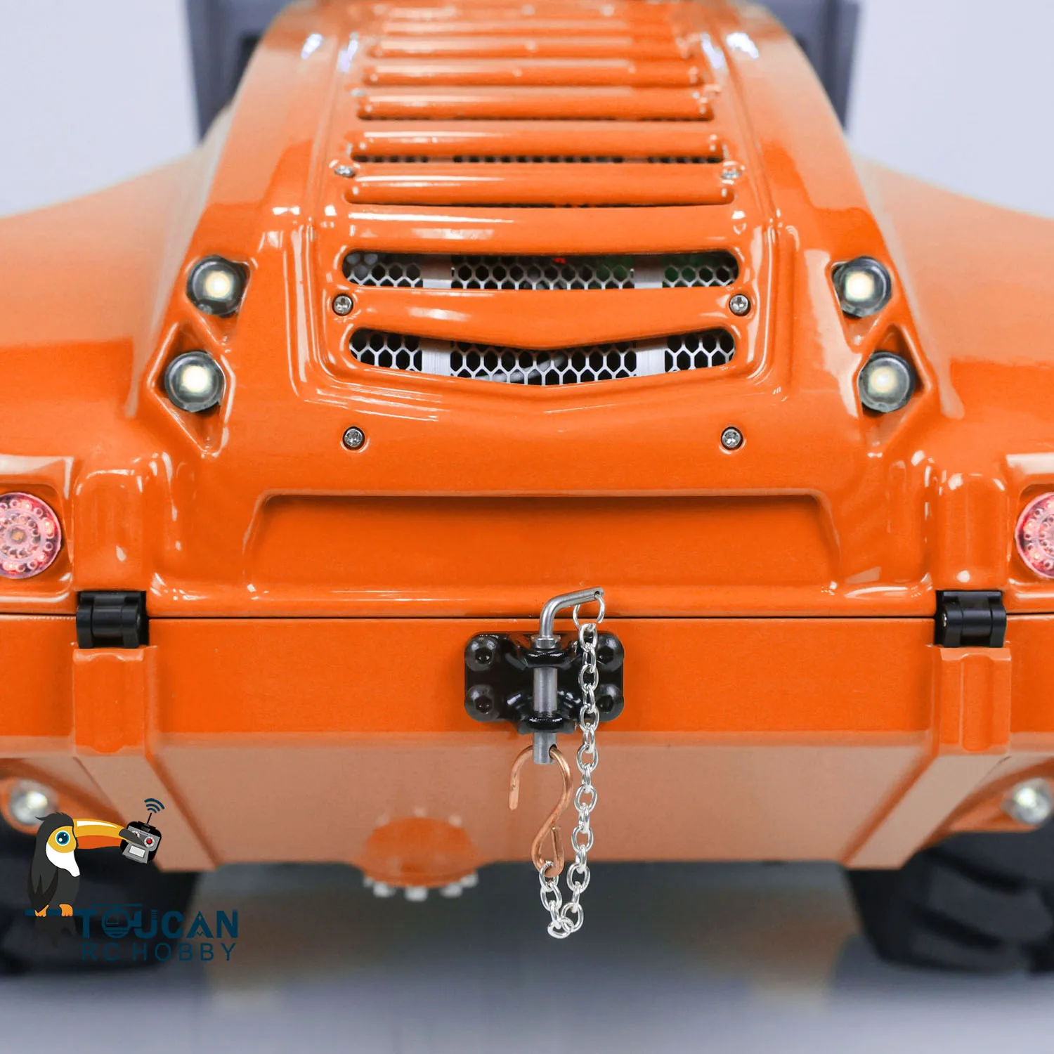 

In Stock 1:14 LESU Metal RC Hydraulic Road Roller Aoue-H13i TOUCAN HOBBY Electric Orange Engineering Vehicles Car Model TH22705