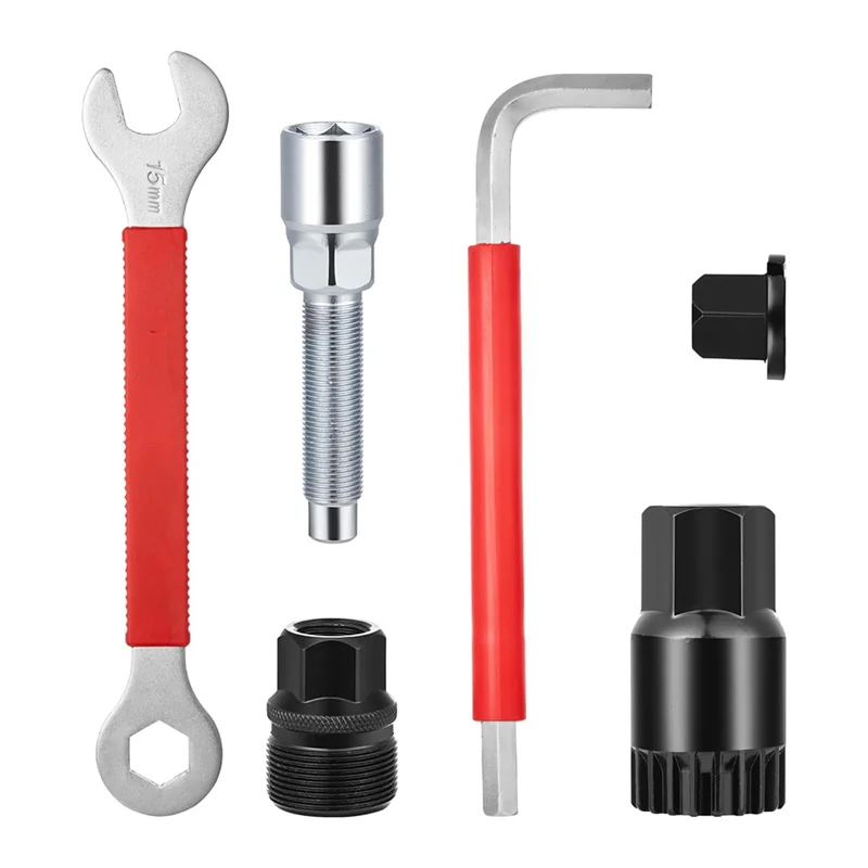 

ABJM-7 In 1 Multifunction Bicycle Repair Kit ,Bike Crank Arm Puller For 7/8/9/10/12 Speed MTB, Road Bike
