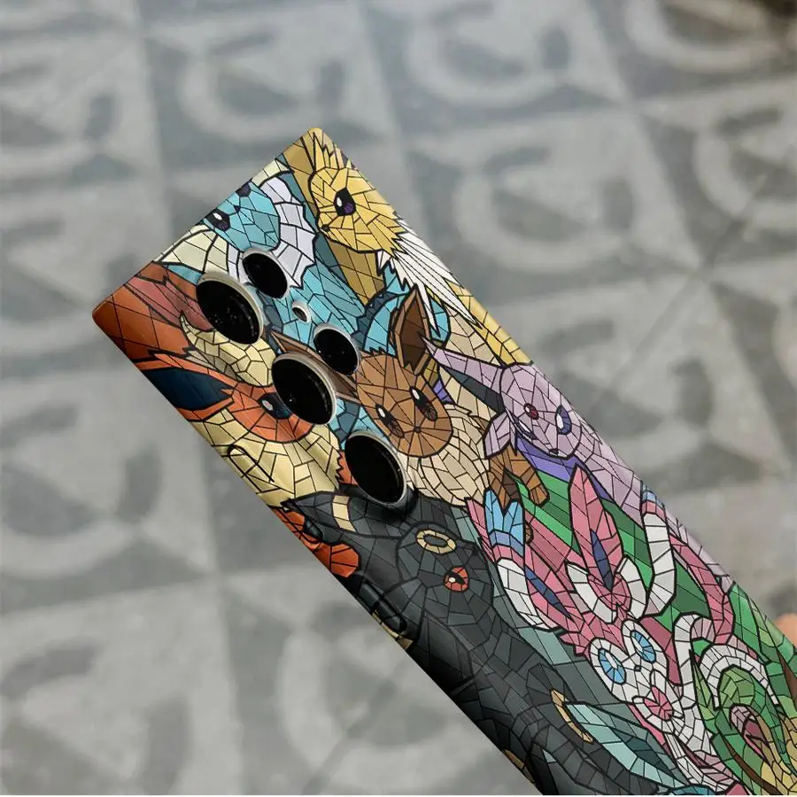 Casing Handphone Keras Anime Jepang Gengar untuk Samsung Galaxy S20 S25 Ultra S23 FE S25+ S22 Note 20 S24 Plus S21 S24+