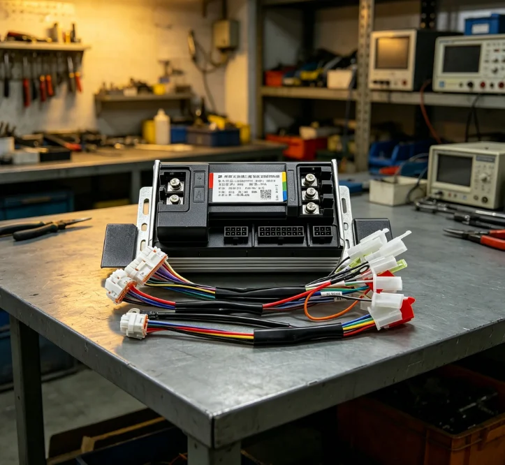 

Universal 48V-72V E-motorcycle Controller, New Non-destructive Wiring Free Cut Electric Motor Drive Controller