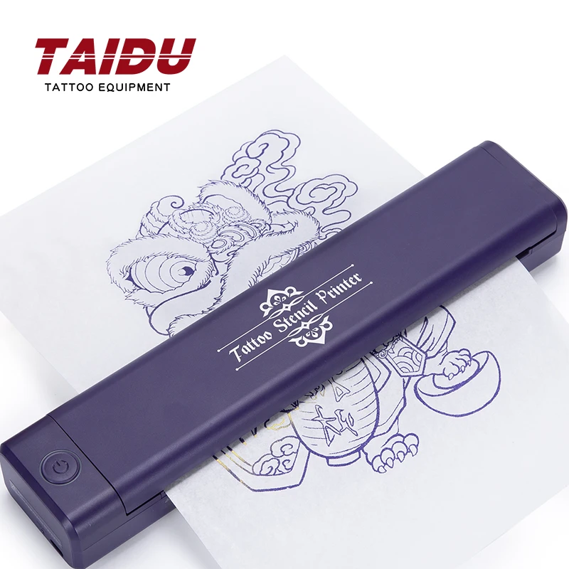 

TAIDU Tattoo Thermal Printer Portable H2 tattoo Printer Bluetooth Connection Printer Machine Tattoo Printing Picture Equipment
