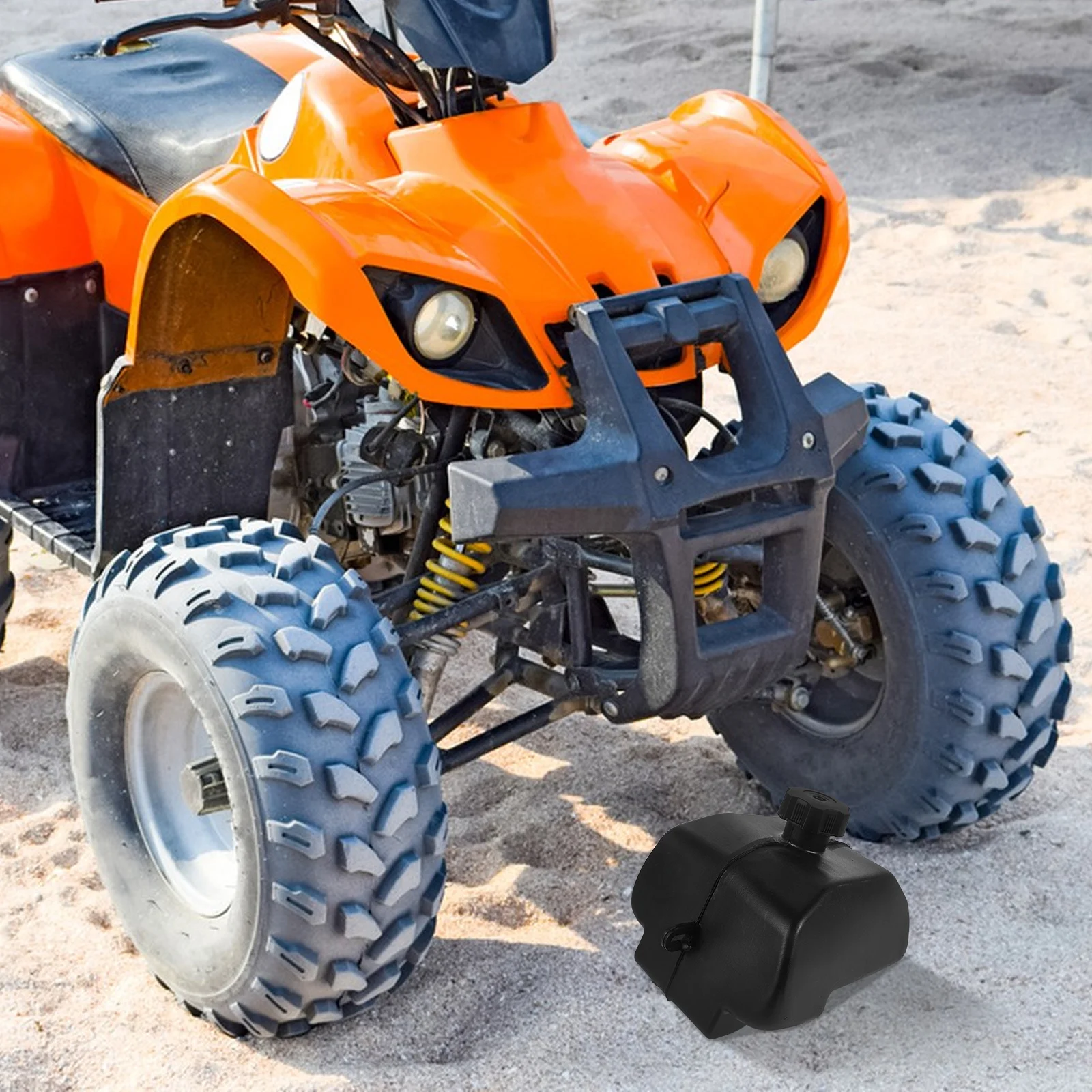 زجاجة وقود دراجة نارية أنيقة ومتينة لخزان الغاز Atv سهلة التركيب ولا توجد أدوات مطلوبة للاستخدام متعدد الاستخدامات للمركبات الطويلة