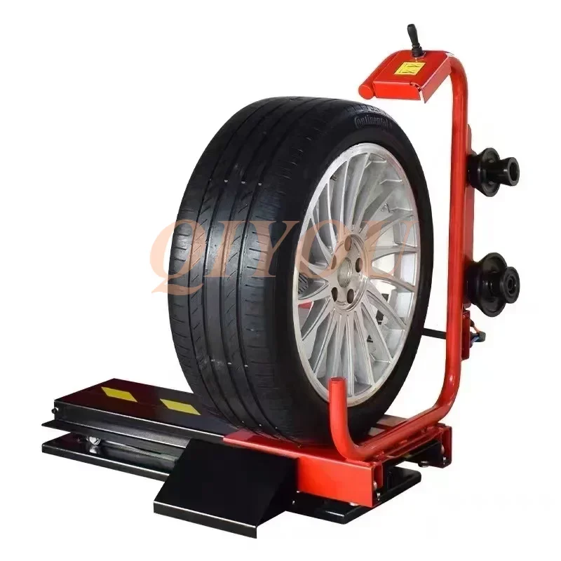 Pneumatic Tyre Wheel Lifter for Wheel Balancer Universal Air Operation Tire Lifting Machine Wheel Moving Carrying Device