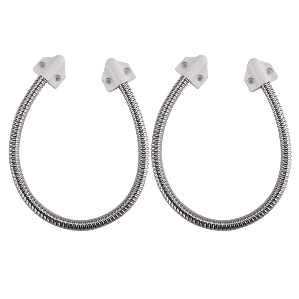 2Pcs Door Loop Wire Protector Stainless Steel Flexible Gooseneck Cable Sleeve for Access Control System Waterproof Dustproof
