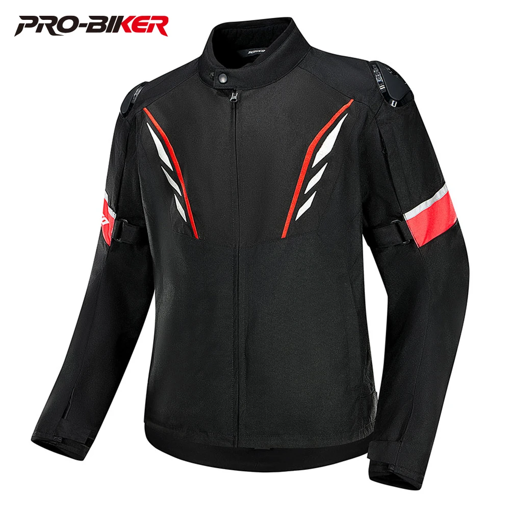 

Men's Motorcycle Jacket Reflective Biker Jacket Man Body Armor CE Certified Motocross Riding Clothing Keep Warm Giacca Moto Uomo