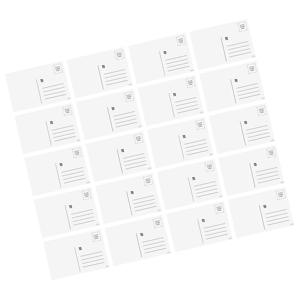 

50 Sheets Blank Postcard for Mailing Postcards Birthday Bulk Greeting Crafts Ordinary