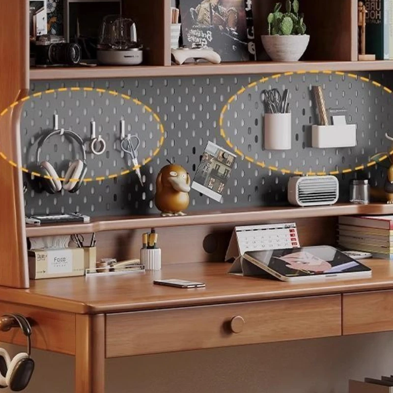 Modern Multi-functional Office Desk Hole Board Study Bookcase Book Desk Light Luxury Offcie Furniture El Escritorio XYSZ