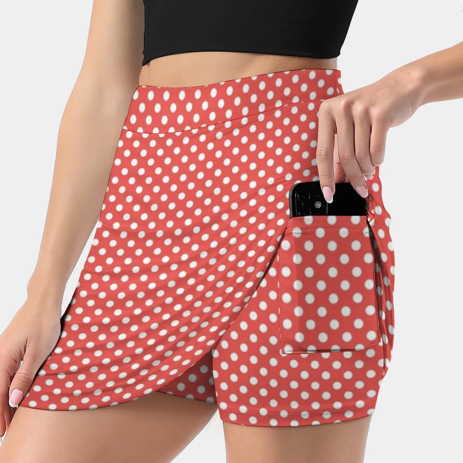 Minnie Bounding Women's skirt Sport Skort Skirt With Pocket Fashion Korean Style Skirt 4Xl Skirts Bounding Simple Color Scheme