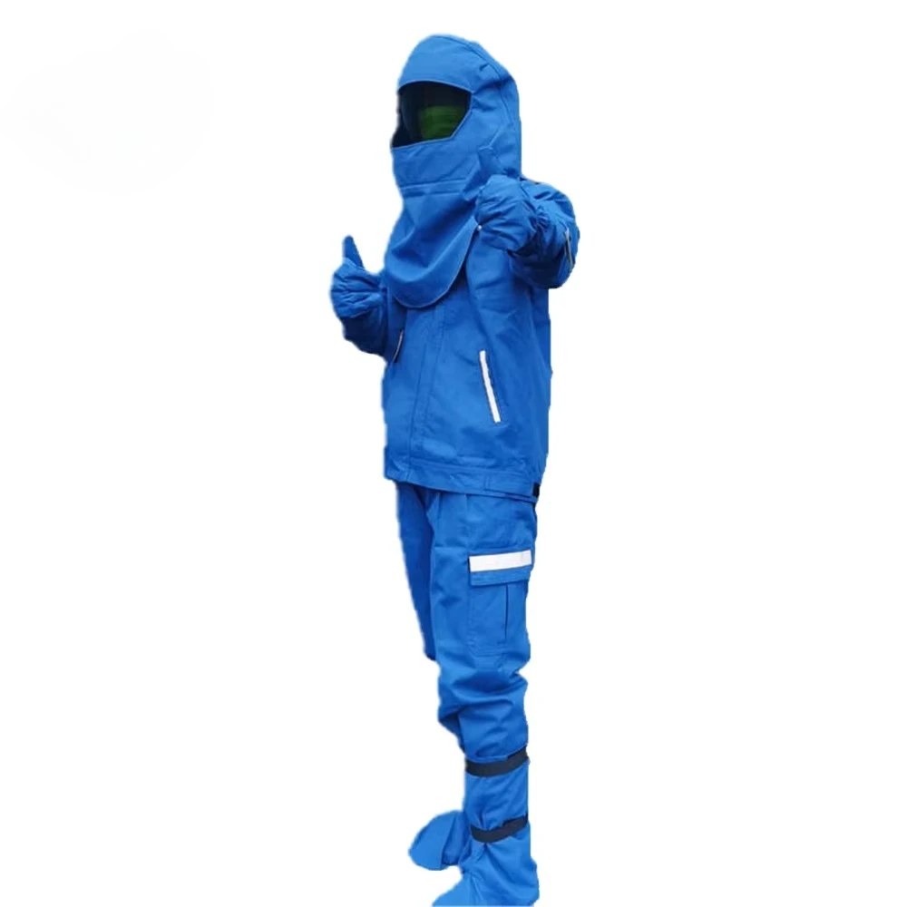

High-quality anti-electricity and anti-static disposable overall work clothes, anti-arc cover, protective safety clothes