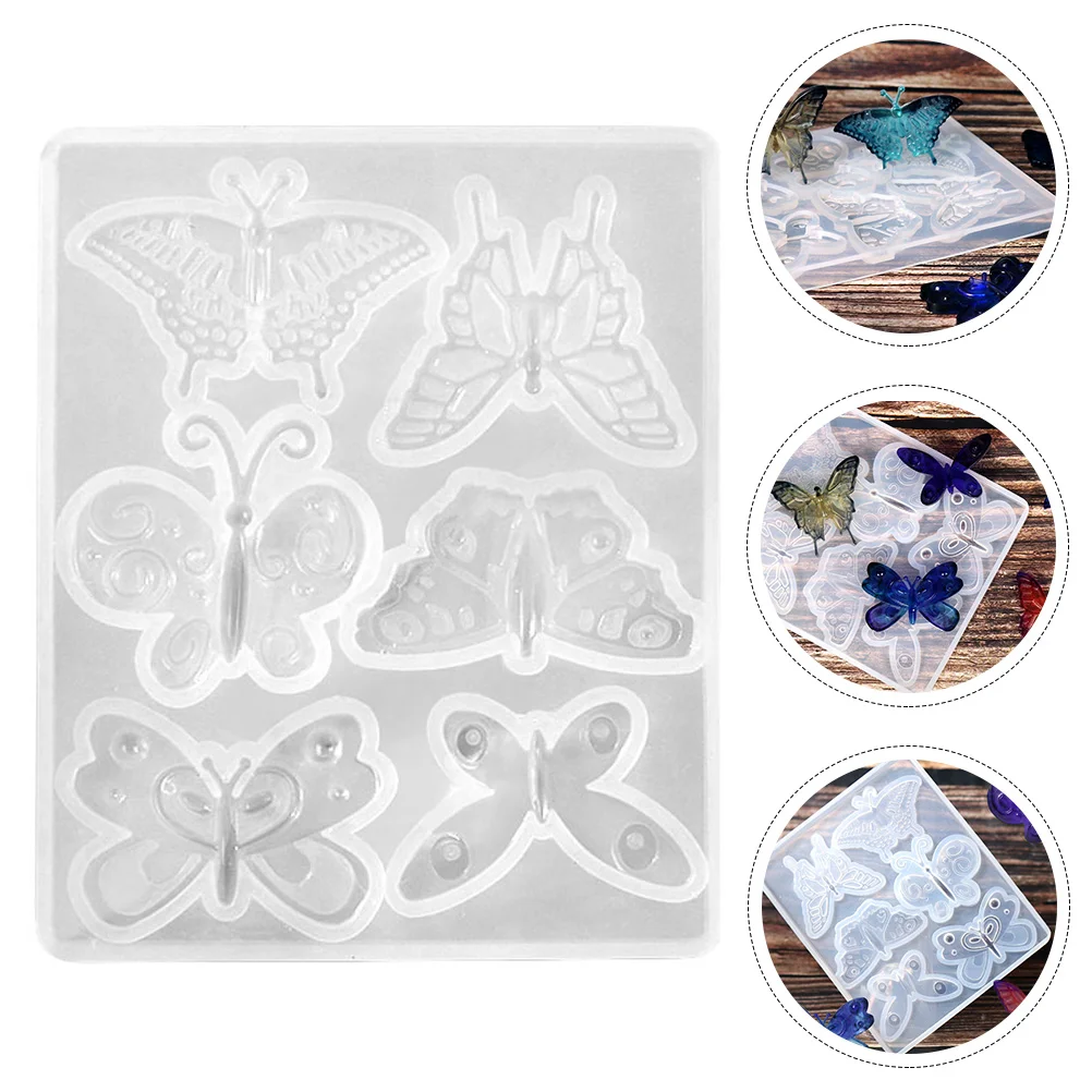 Butterfly Silicone Mold Tear-resistant DIY Butterflies Shaped Earring Molds For Jewelry Pendant Mould Silica Gel