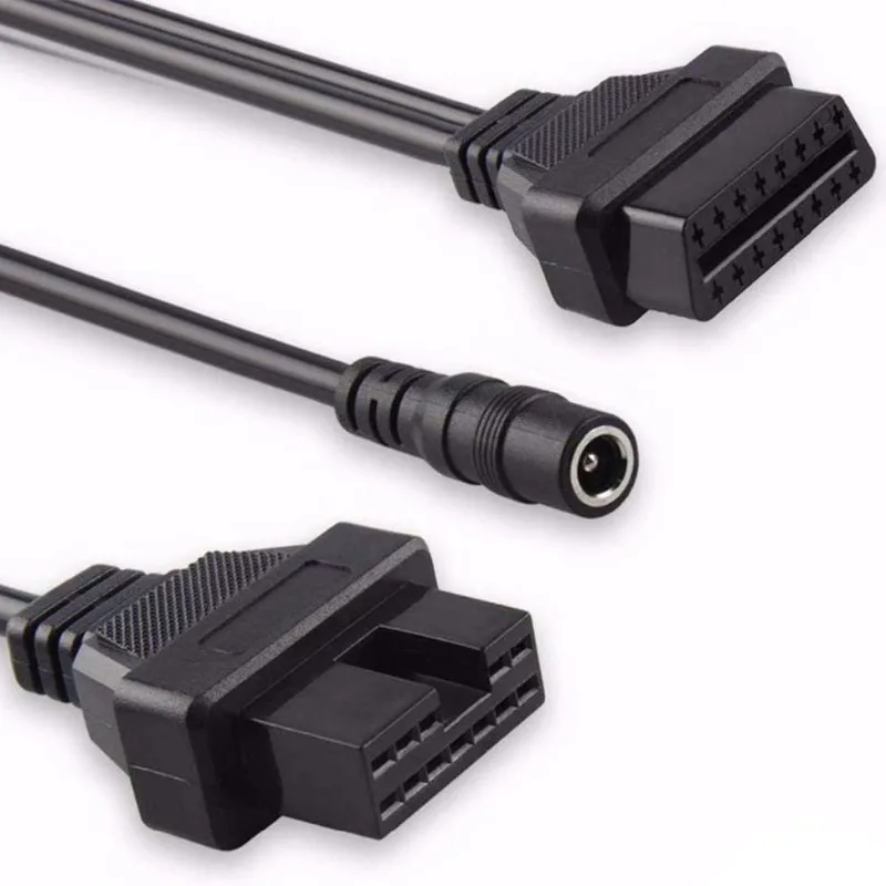 Suitable for Mitsubishi 12Pin/pin To 16 Pin OBD2 Cab
