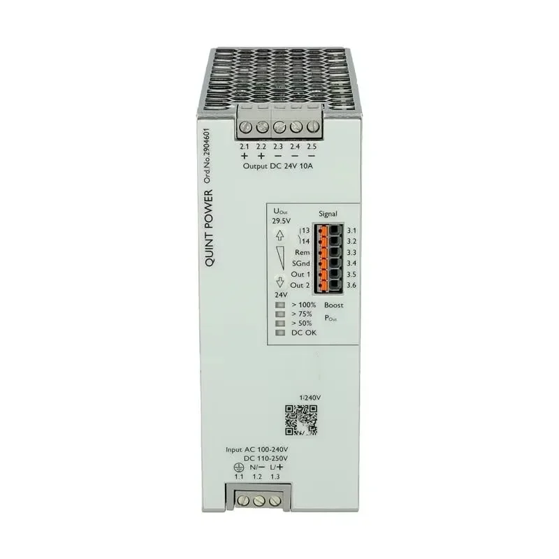 Original Switching Power Supply 2904601 QUINT4-PS/1AC/24DC/10 DIN Rail Power Supply