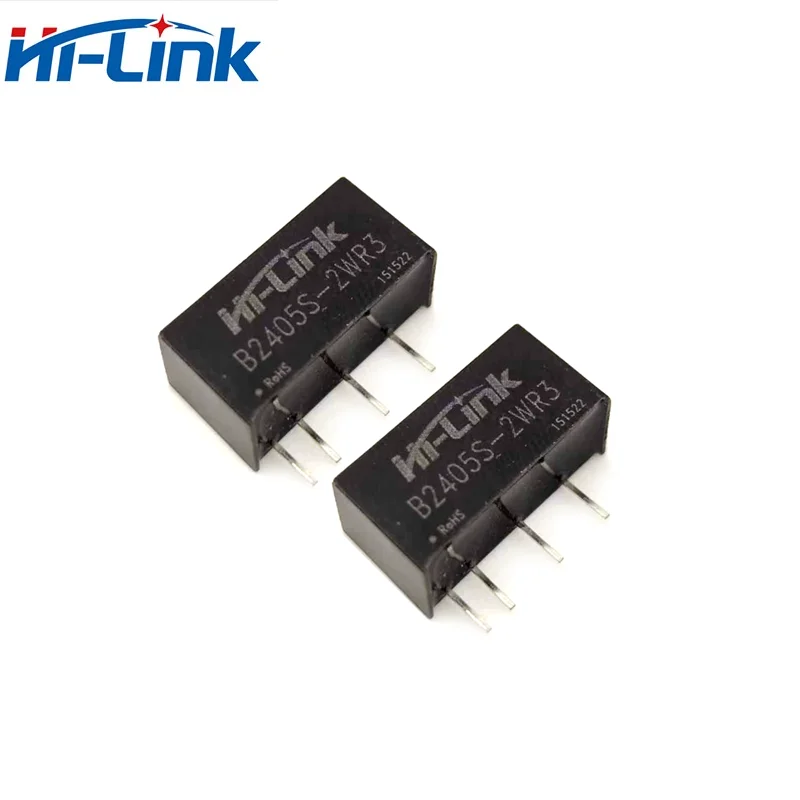20pcs Hi-Link smart electronics 2W Constant Voltage Input 24V to 5V single output Isolated B2405S-2WR3 DC DC Power Module