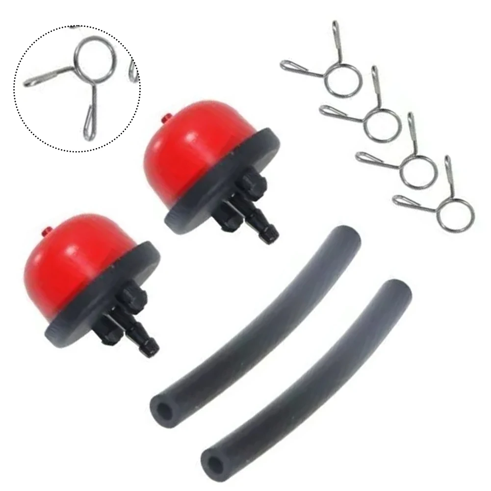 2set Primer Bulb Pipe With 4pcs Clip For Mountfield For GGP RS100 HP414 SP414 HP42R HP45 SP164 Garden Power Tools Accessories