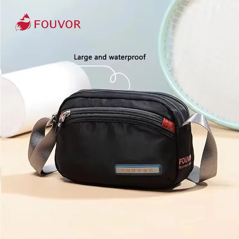 Fouvor damska torba na ramię Trend 2025 nylonowa mała torba typu Crossbody moda sportowa wodoodporna wysokiej klasy torby listonoszki damskie 2587-19 — zdjęcie 3