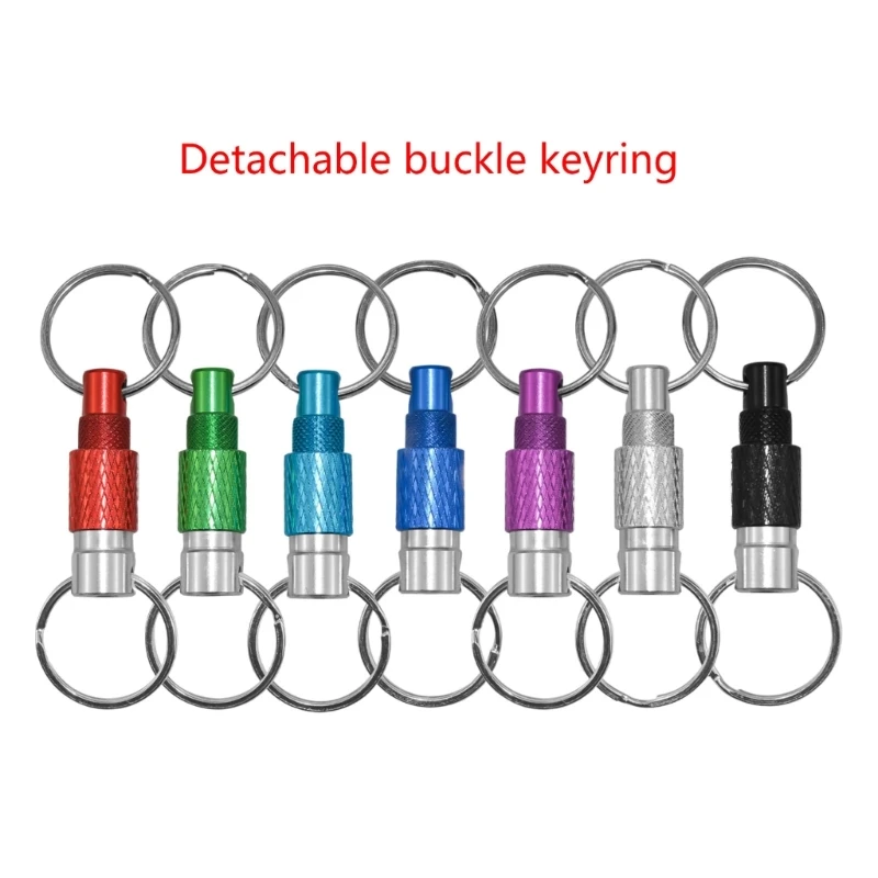 Porte-clés détachables pour clés voiture, pratiques, à dégagement rapide, facile à détacher pour séparation des clés
