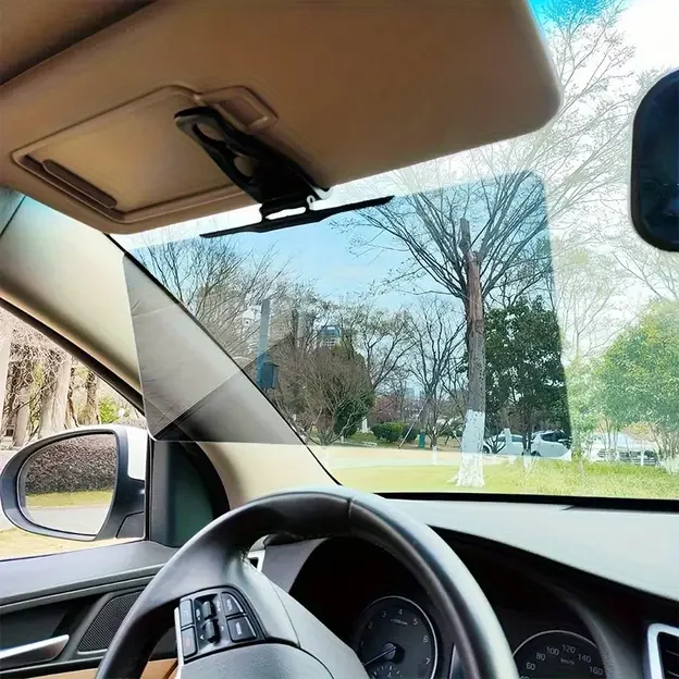 1pc Car sunshade, driver's goggles, dazzling driving artifact, anti glare car high beam, day and night anti glare dual-use