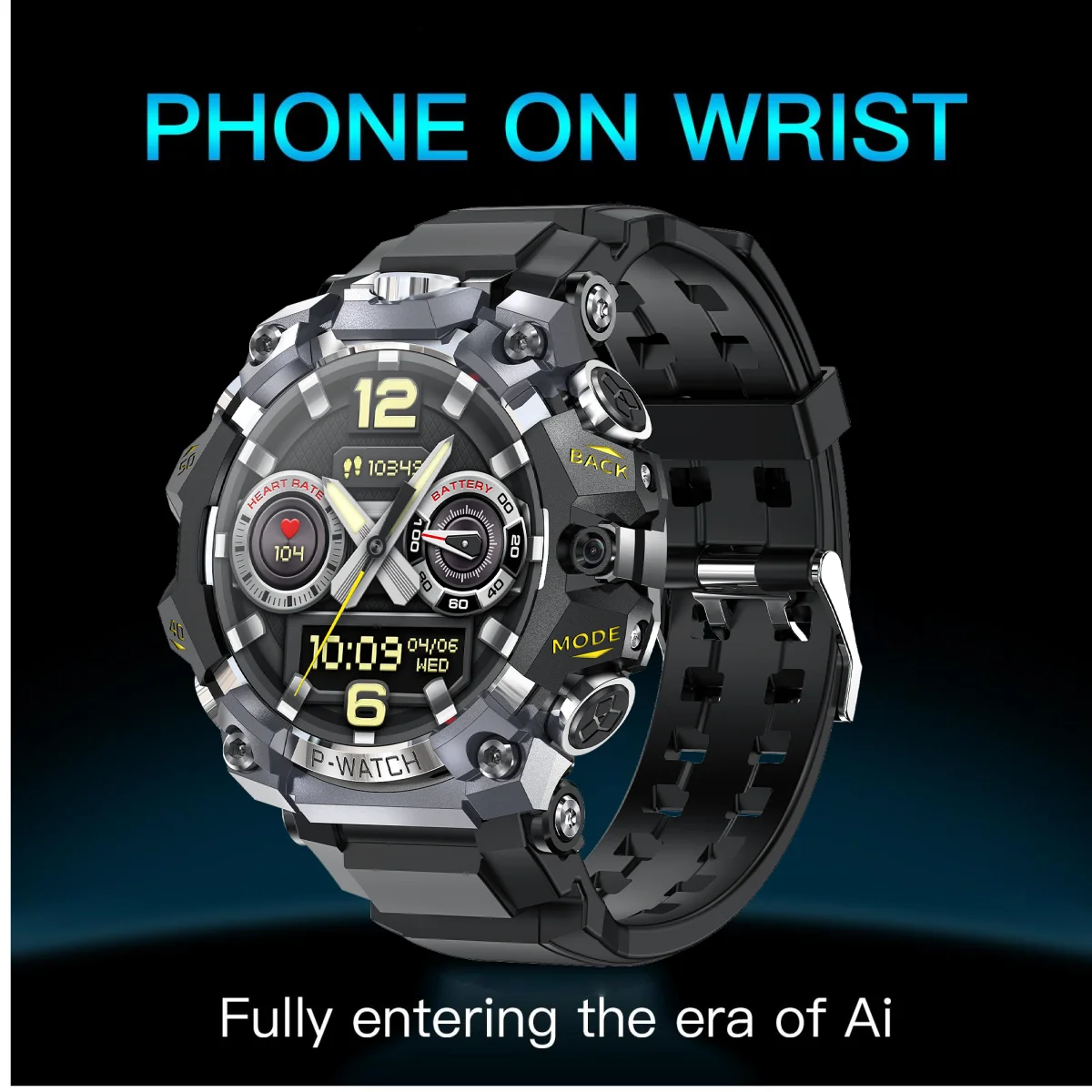 

Q668 Smartwatch 512GB Android Smart Watch With 2150Mah Battery 800W HD Dual Camera Amoled GPS WIFI NFC Video Call Sim Card Slot