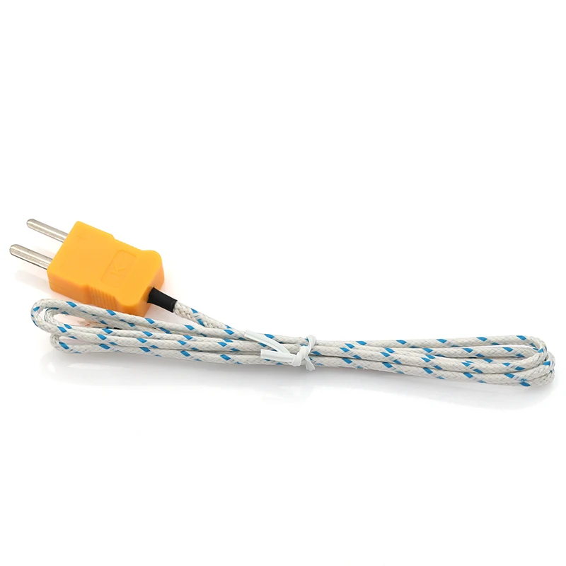 1/5/10Pcs 1m K-Type -50℃-400℃ Temperature Sensor Cable for Industrial Thermostat Multimeter Temperature