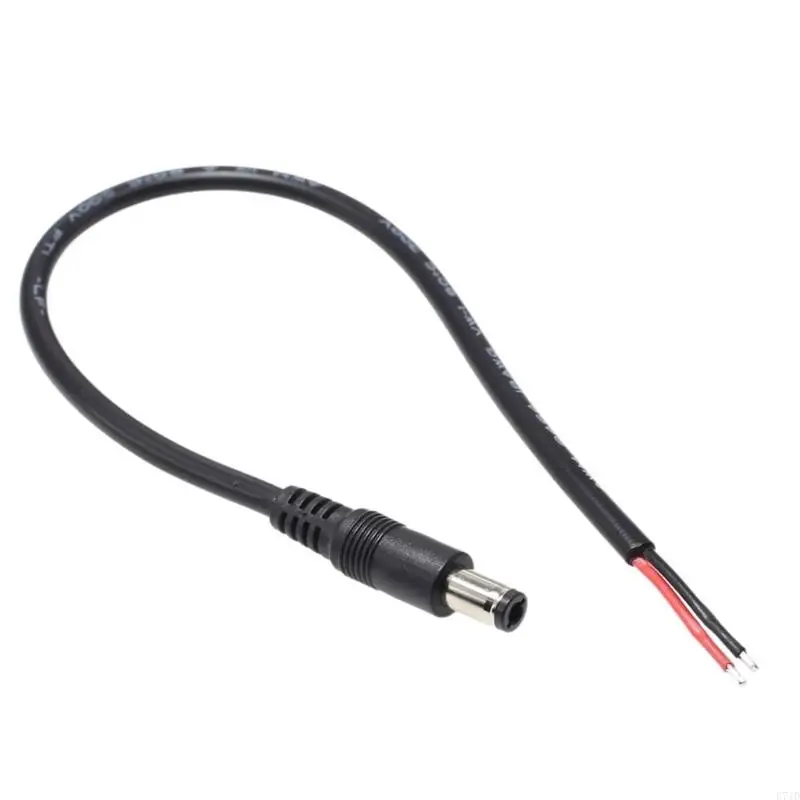 

E74D Power Pigtails Cable, 6.3mmx3.0mm Male Plug to Bare Wire Open End Power Wire Supply Repair Cable,2 Pin Connector
