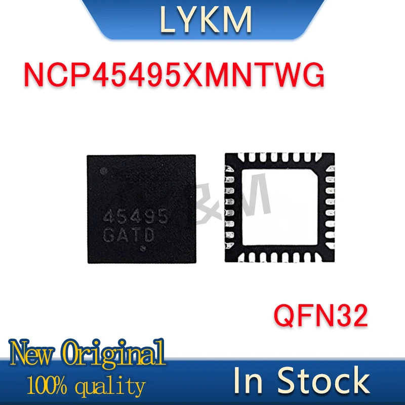 1/PCS New Original NCP45495XMNTWG NCP45495 45495 QFN-32 In Stock