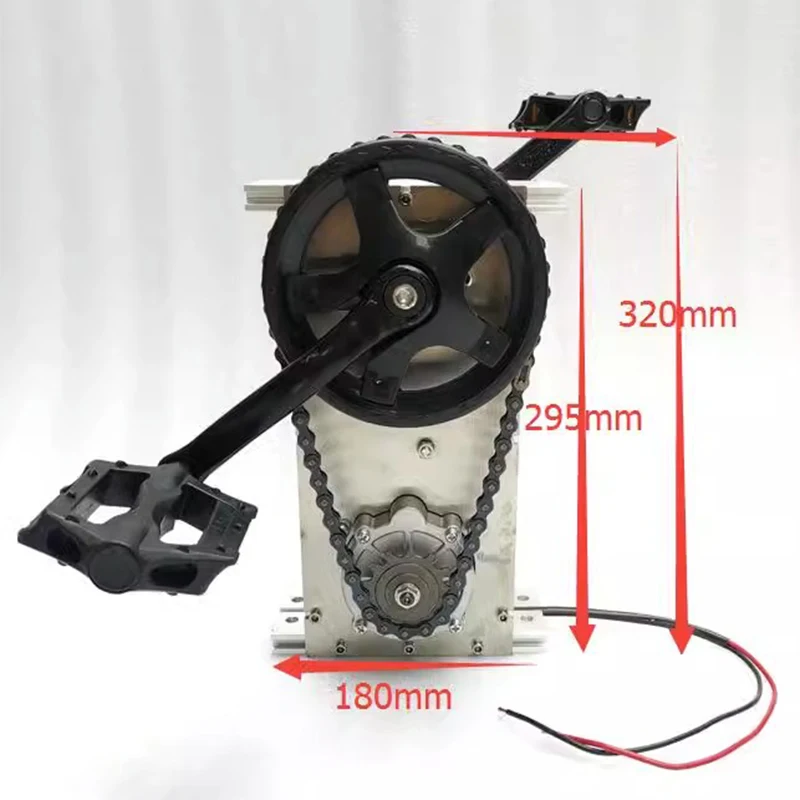 Aluminum pedals Pedal stepped generator 12V 100W playground equipment outdoor exercise bike spinning