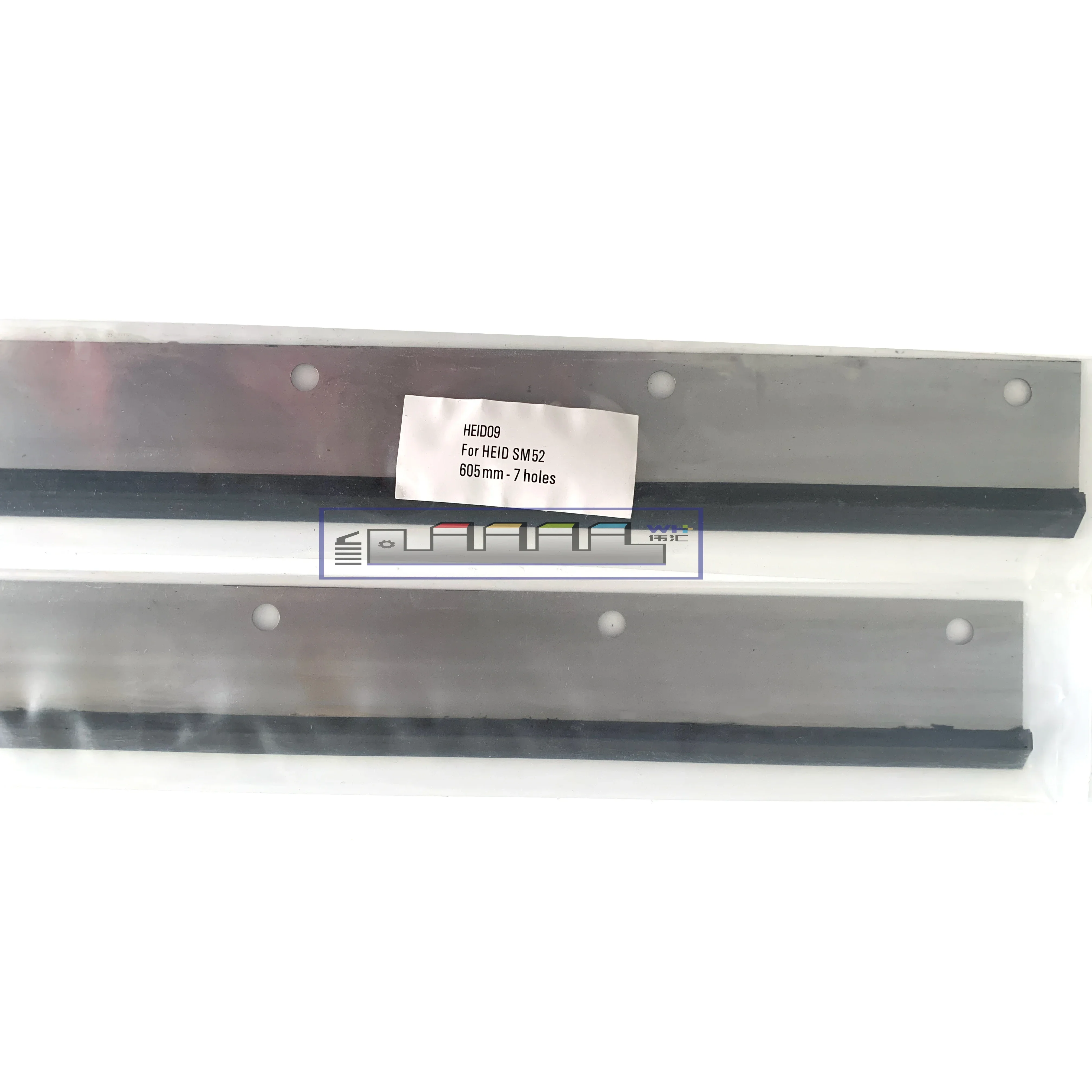 1 Piece High Quality SM52 Wash Up Blade Speedmaster 52 Blades G2.010.502 For SM52 Machine Size 605x46x0.5mm With 7 Holes