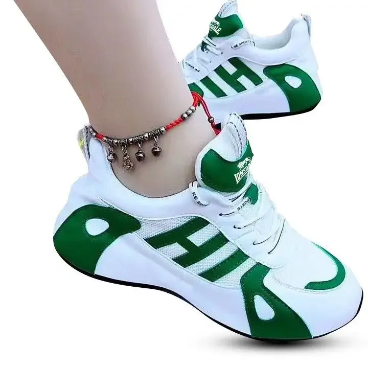 Women\'s shoes with mesh breathable shoes 2023 new fashion couples sports casual shoes cross-border wholesale
