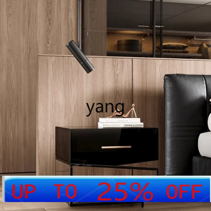 

LMM acrylic bedside table household bedroom light luxury minimalist bedside table sofa shelf