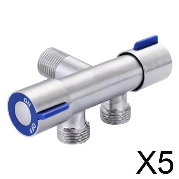 

Переключатель крана с двойным управлением, одинарный клапан из нержавеющей стали для холодной воды для обновления кухонной раковины в ванной комнате