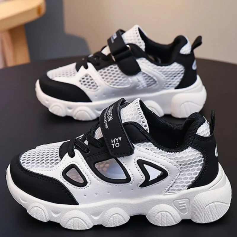 

Summer Sport Shoes For Children Mesh Breathable Teenager Kid's Sneakers Anti-slippery Boy's Girl's Running Footwear