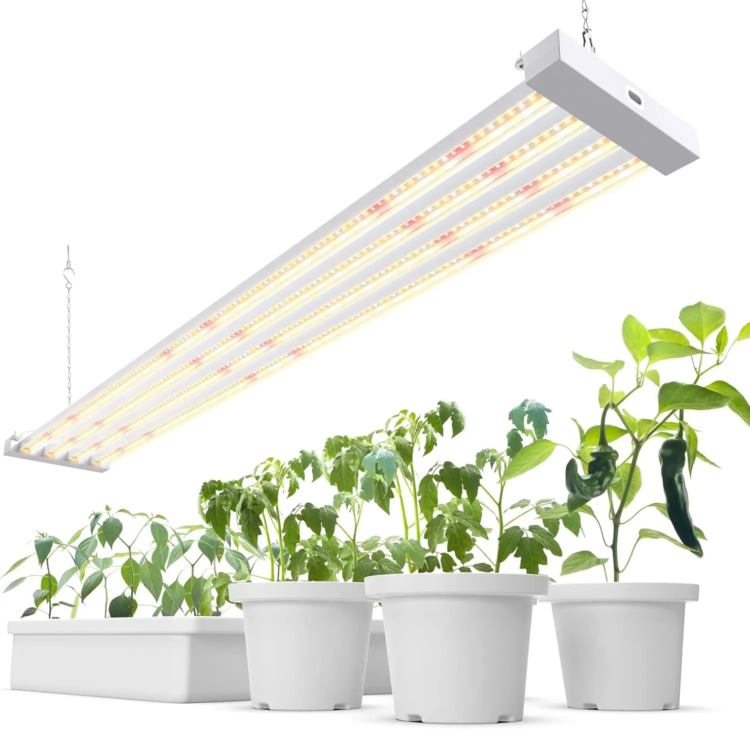 

4FT LED Grow Light, 84W Full Spectrum with IR, High PPFD for Indoor Plants, Greenhouse & Seeding