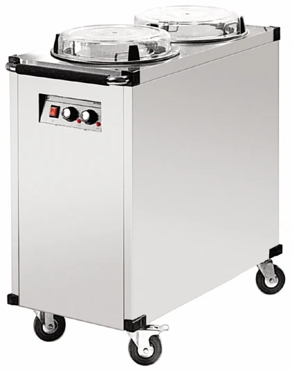 Commercial Restaurant Hot Sales Food Warmer Cart High Quality Commercial Electric Plate Warmer Cart