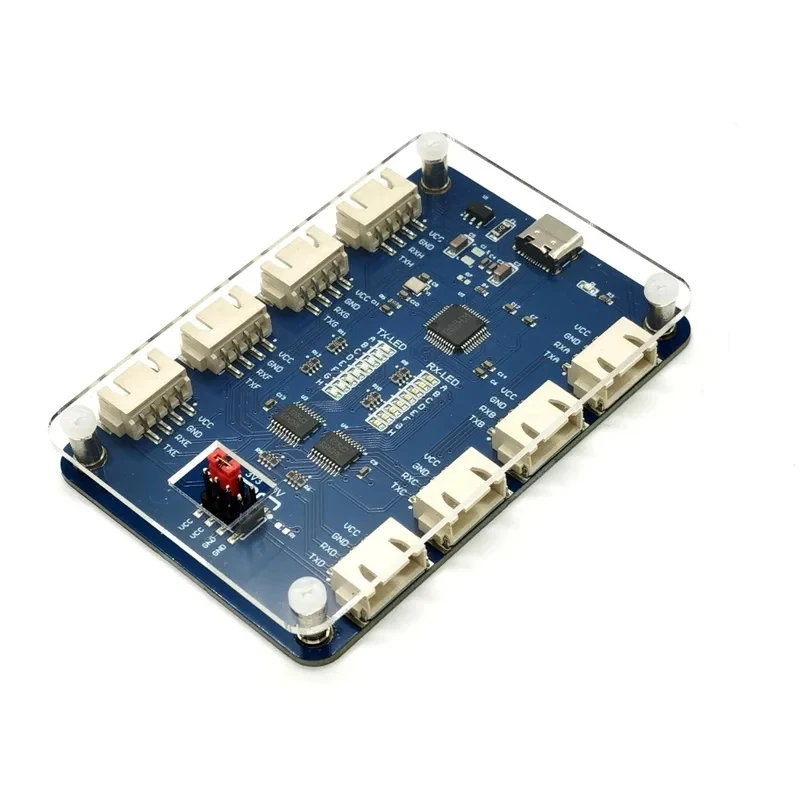 

USB to 4CH/8CH TTL Serial Module Serial Port up to 6Mbps CH348 Chip