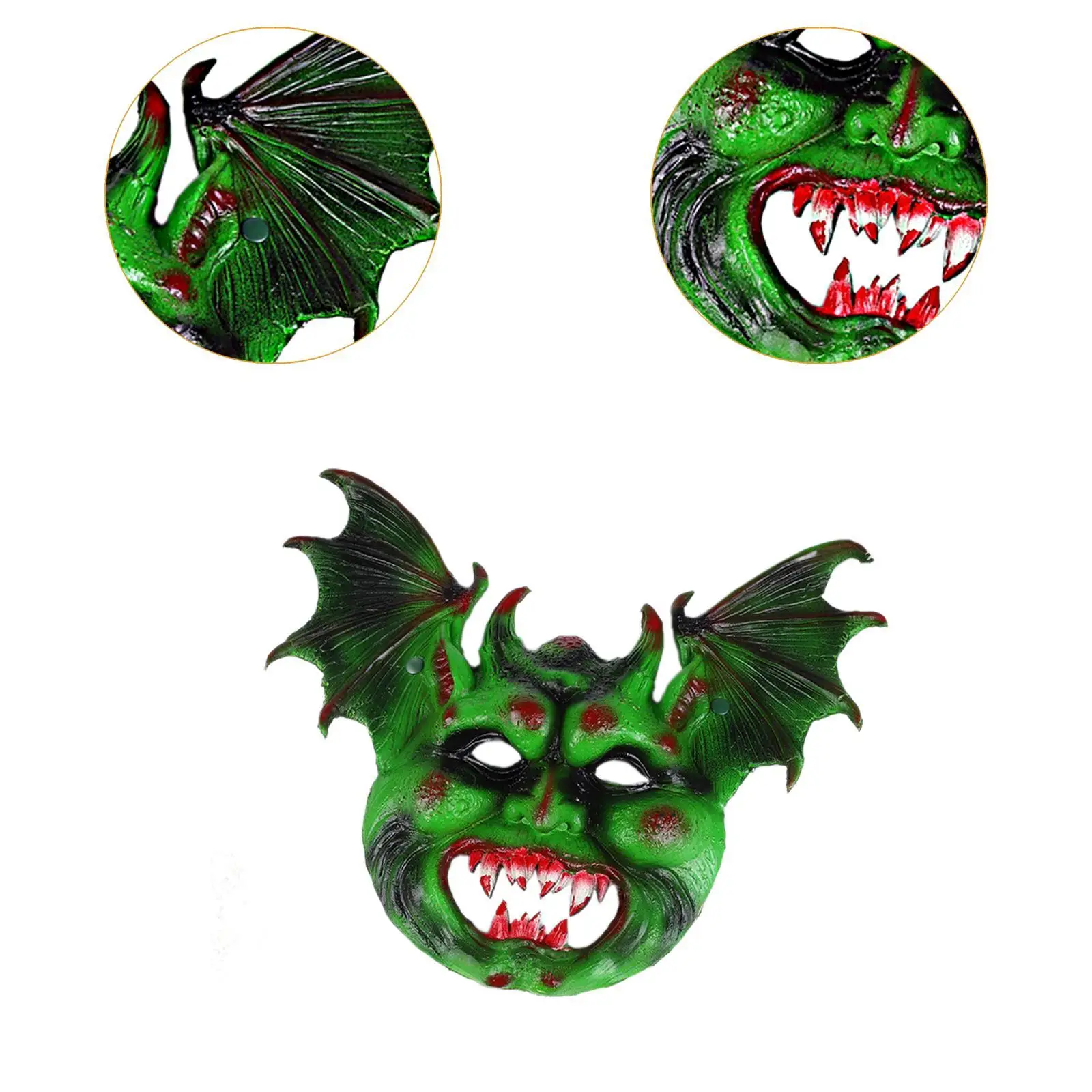 Máscara de dragón 3D para Cosplay de adultos, accesorio de disfraz para foto, tocado de animales, máscara para fiesta de Halloween, juego de rol