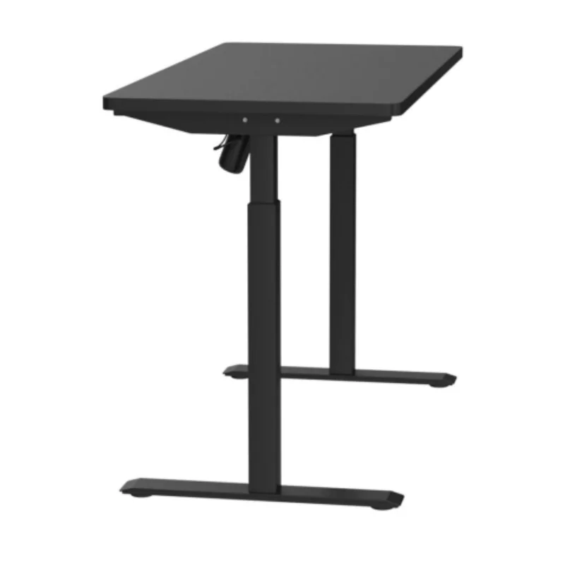 Whole Piece Electric Standing Desk, 48 x 24 Inches Height Adjustable Desk, Sit Stand Desk Home Office Desks - Black