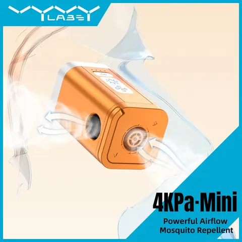 Vyvylabs New USB Rechargeable Air Pump with 1200mAh Battery Quick Inflate Deflate for Pool Floats Bed Air Mattress Swimming Ring