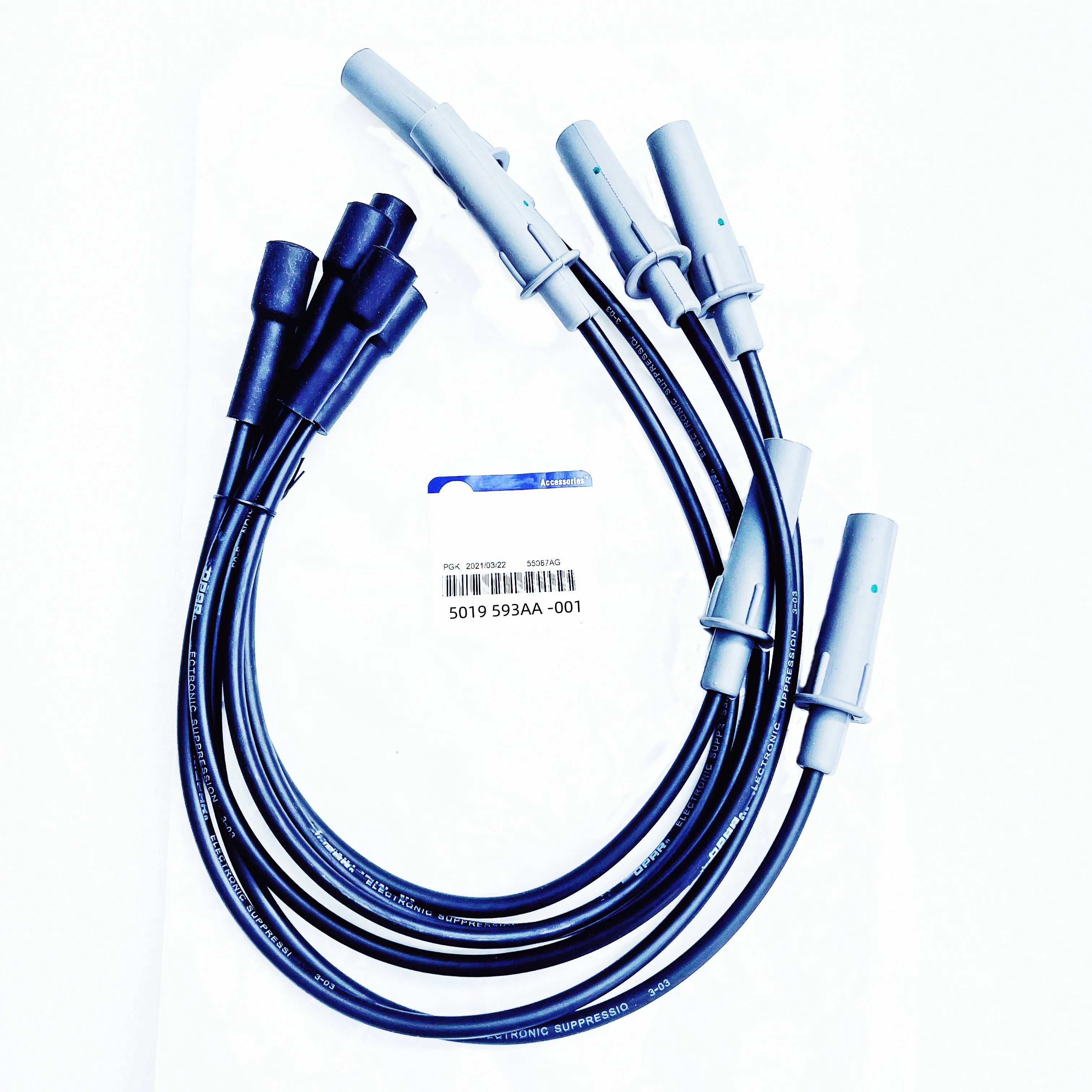 

Кабель зажигания WAP01, 6 шт./компл., 5019593AA, подходит для: 3.0L, 3.3L, 3.8L, Voyager RG, Caravan R2, Town RV RS, 2001-2010 гг.