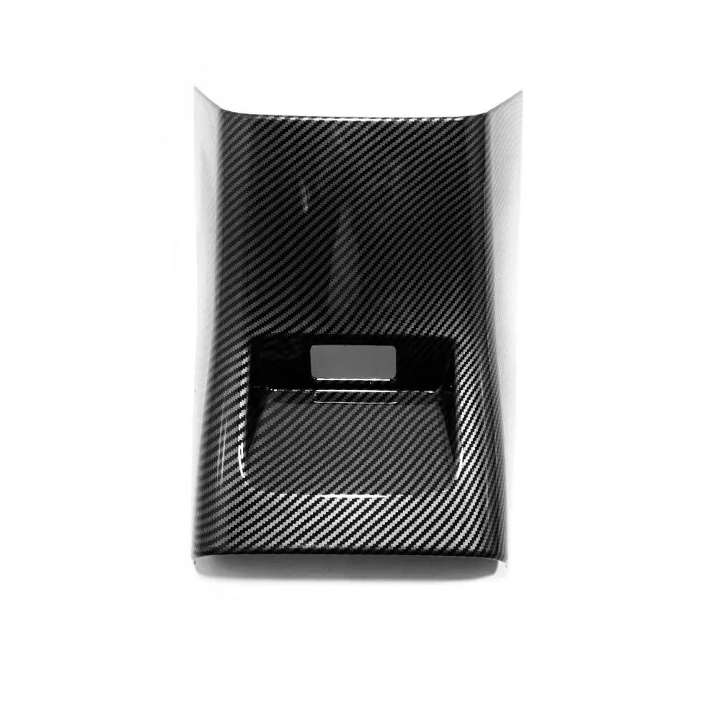 For BYD Song L 2024 2025 Interior Accessories ABS Carbon fiber Car Armrest box Decorative Frame Anti-kick Protective Cover Trim