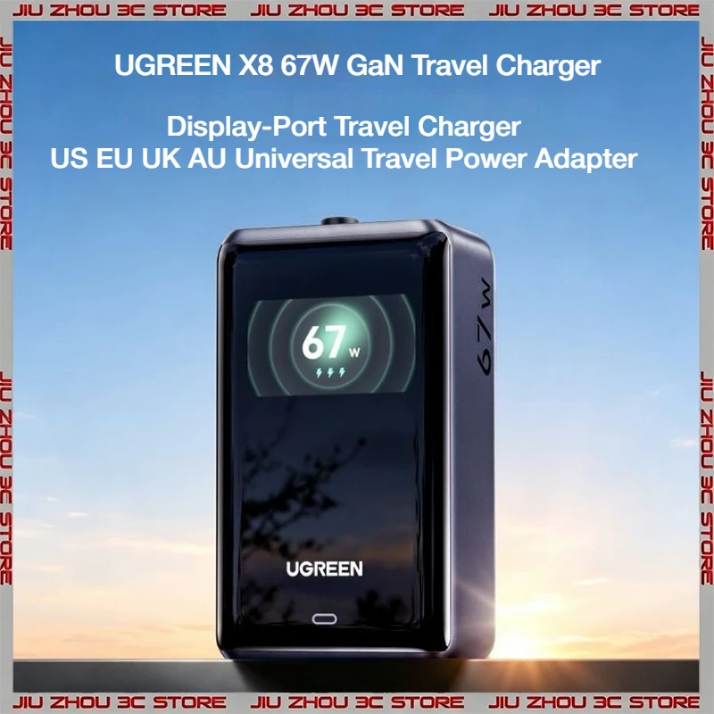 chargeur-de-voyage-ugreen-x8-67w-gan-avec-ecran-numerique-intelligent-3-ports-prises-us-eu-uk-au-adaptateur-de-charge-rapide-pd-pour-une-utilisation-mondiale